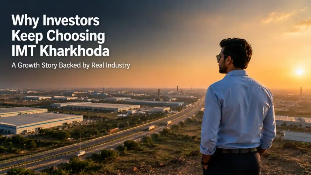 Investor overlooking an industrial landscape representing the IMT Kharkhoda investment opportunity