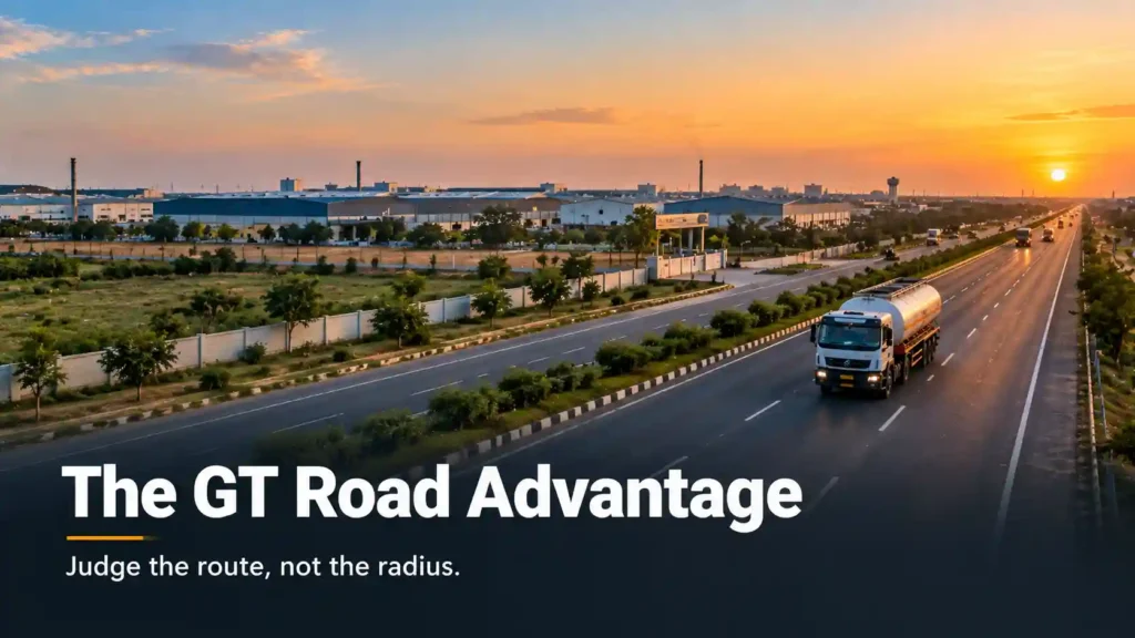 Rai Industrial Area on GT Road NH-44 near the Delhi border