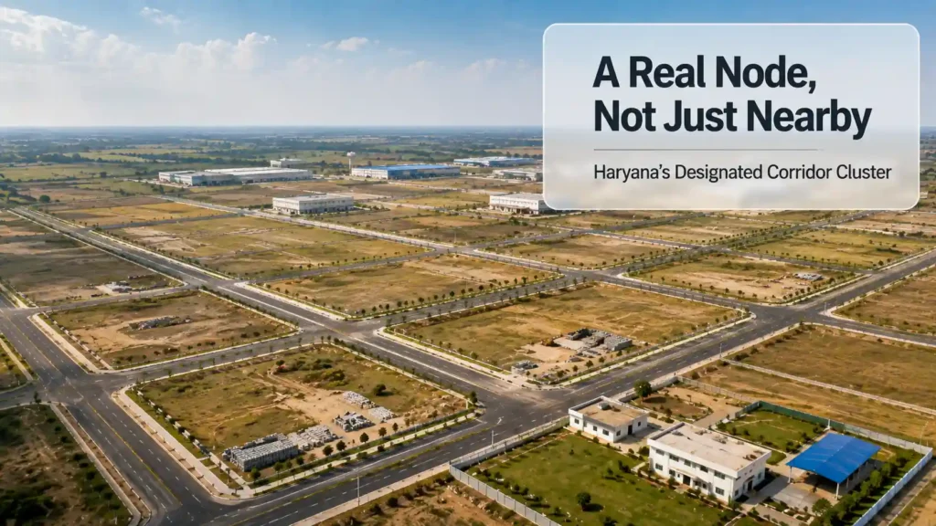 Master-planned industrial cluster representing Haryana's designated node on a national industrial corridor