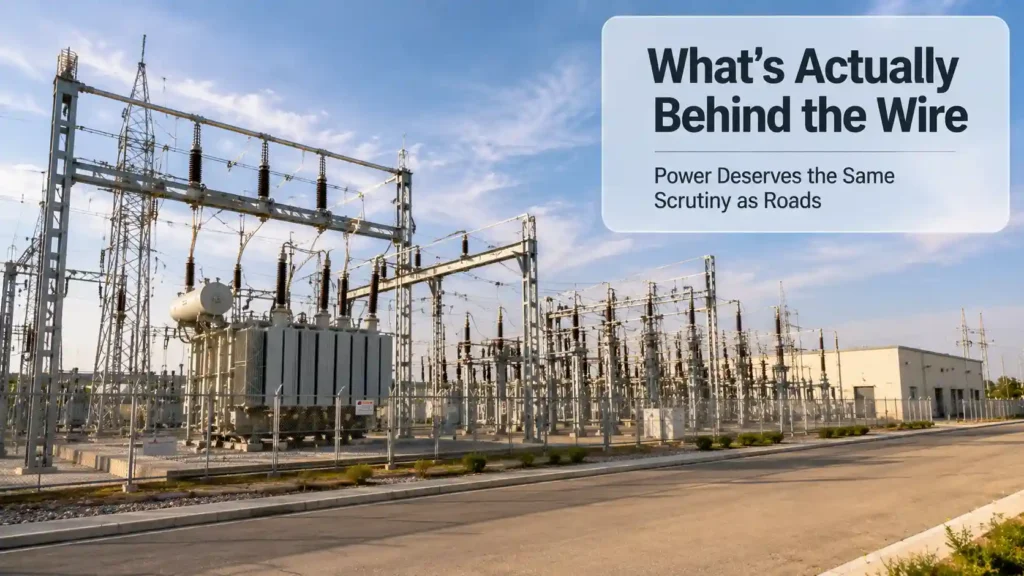 Electrical substation representing the power infrastructure category industrial buyers should verify in Haryana